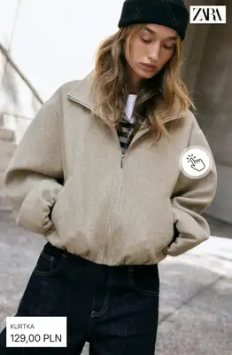 Zara - gazetka promocyjna Kurtki basic od piątku 02.10  - strona 9