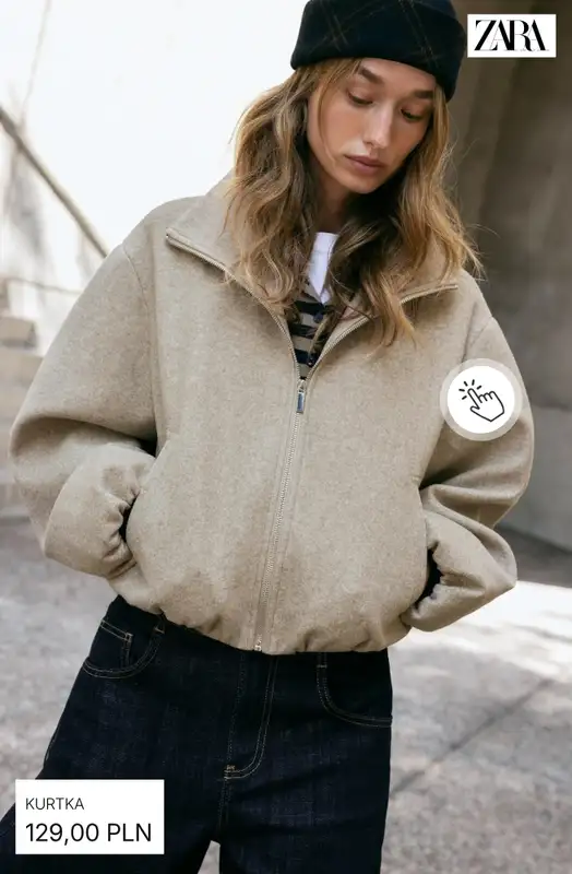 Zara - gazetka promocyjna Kurtki basic od piątku 02.10  - strona 9