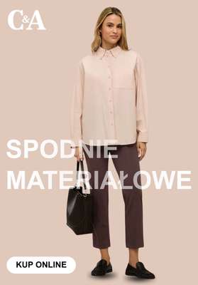 C&A - gazetka promocyjna Spodnie materiałowe od czwartku 01.10 