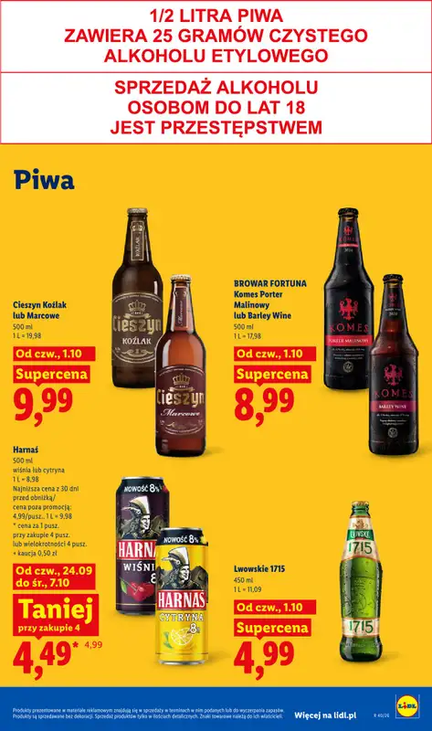 Lidl - gazetka promocyjna Oferta od czwartku od czwartku 01.10 do soboty 03.10 - strona 81