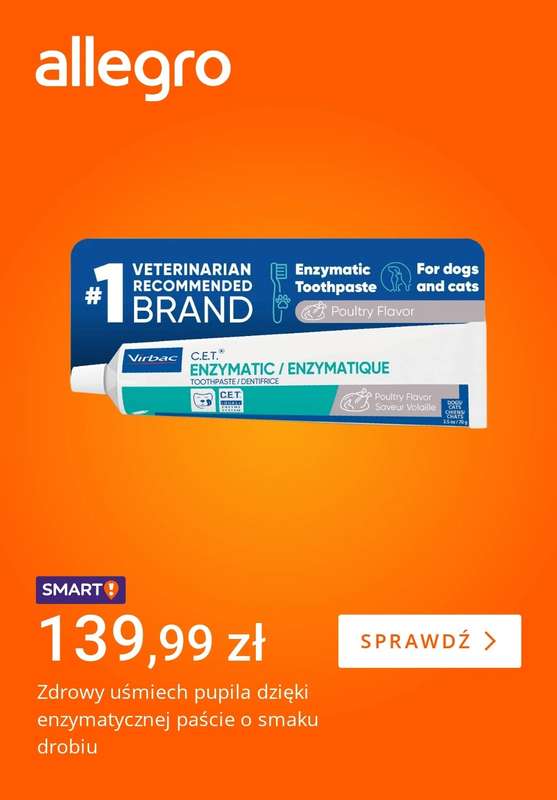 Allegro - gazetka promocyjna Zadbaj o zdrowie swojego pupila od piątku 02.10 do piątku 09.10