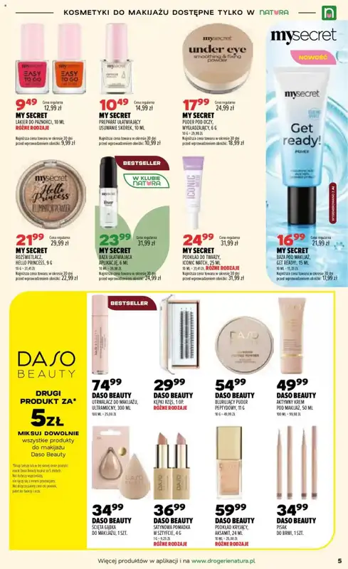 Drogerie Natura - gazetka promocyjna Gazetka od czwartku 01.10 do środy 14.10 - strona 5