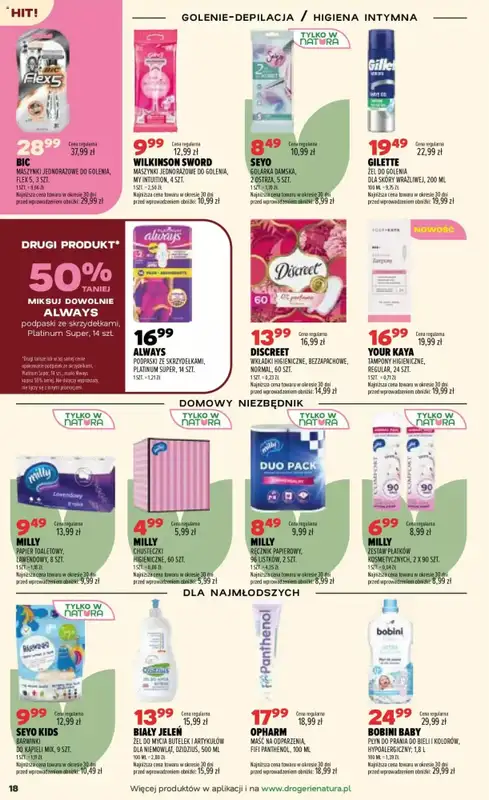 Drogerie Natura - gazetka promocyjna Gazetka od czwartku 01.10 do środy 14.10 - strona 18