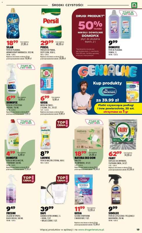Drogerie Natura - gazetka promocyjna Gazetka od czwartku 01.10 do środy 14.10 - strona 19