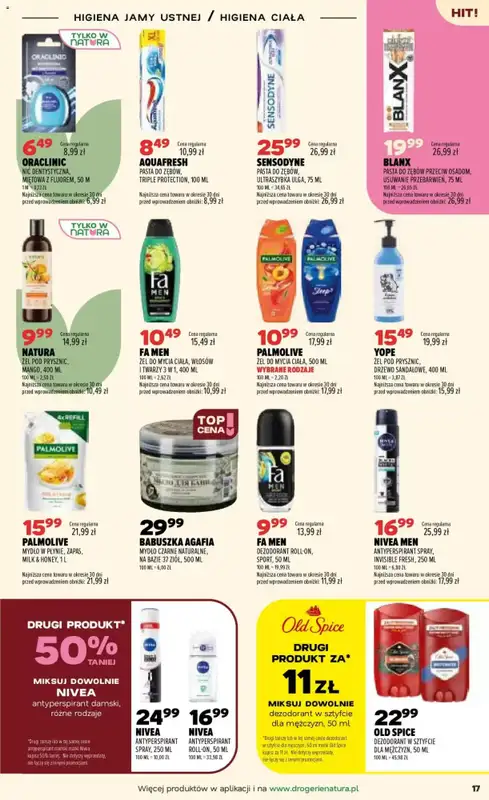 Drogerie Natura - gazetka promocyjna Gazetka od czwartku 01.10 do środy 14.10 - strona 17