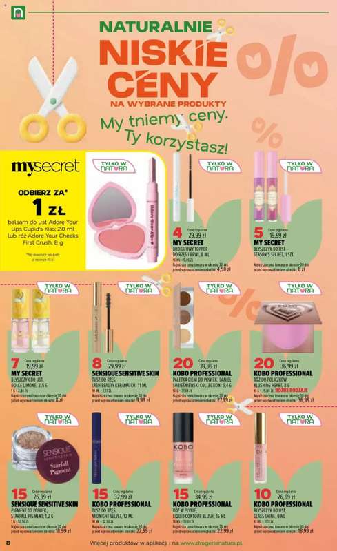 Drogerie Natura - gazetka promocyjna Gazetka od czwartku 01.10 do środy 14.10 - strona 8