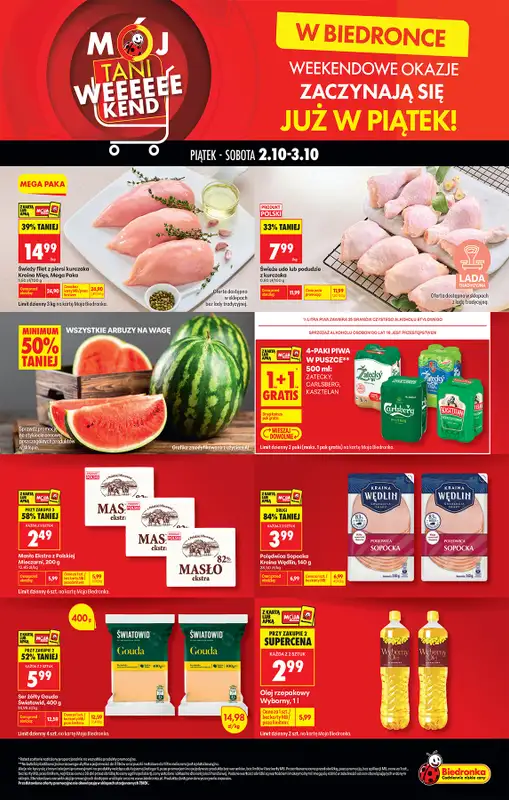 Biedronka - gazetka promocyjna Tani Weekend  