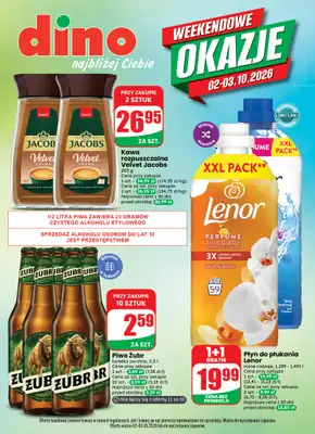 Dino - gazetka promocyjna Weekendowe okazje od piątku 02.10 do soboty 03.10