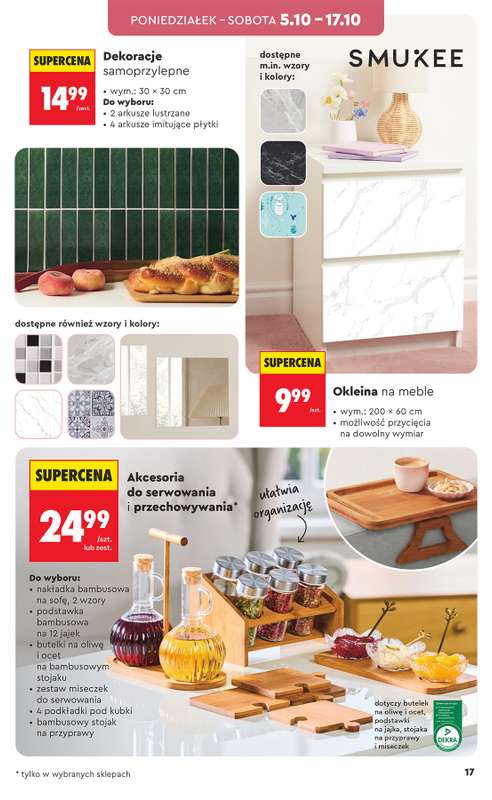 Biedronka - gazetka promocyjna Hity i inspiracje, od 03.10 od soboty 03.10 do środy 21.10 - strona 17