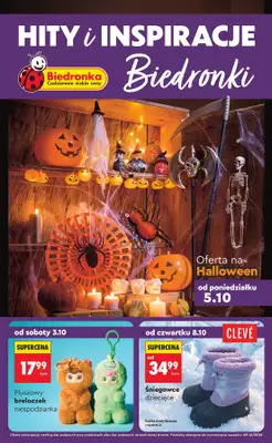 Biedronka - gazetka promocyjna Hity i inspiracje, od 03.10 od soboty 03.10 do środy 21.10