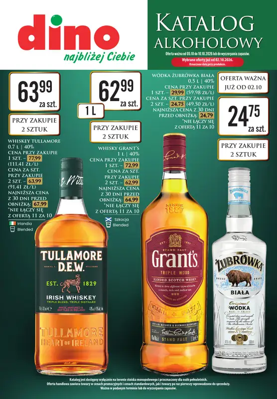 Dino - gazetka promocyjna Katalog alkoholowy  