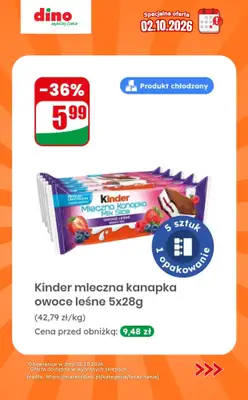 Dino - gazetka promocyjna Specjalna oferta na 02.10.2026 - promocje spoza gazetki od piątku 02.10 do piątku 02.10 - strona 6