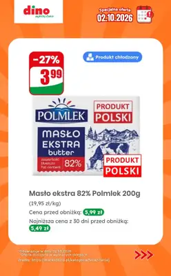 Dino - gazetka promocyjna Specjalna oferta na 02.10.2026 - promocje spoza gazetki od piątku 02.10 do piątku 02.10 - strona 2