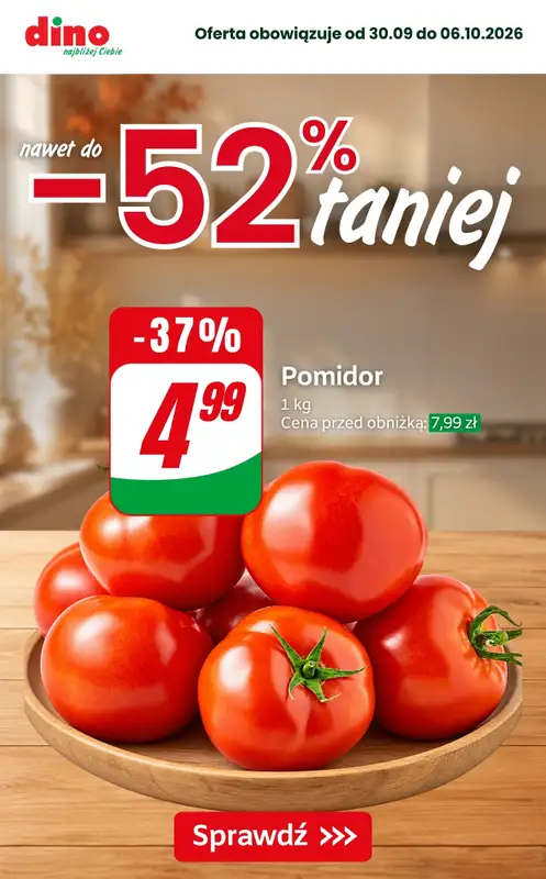 Dino - gazetka promocyjna Nawet do -52% TANIEJ  