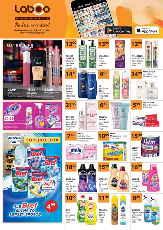 Drogerie Laboo - gazetka promocyjna Gazetka od piątku 09.10 do soboty 31.10