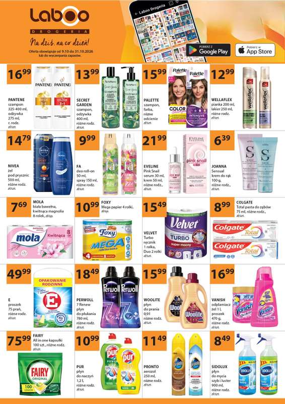 Drogerie Laboo - gazetka promocyjna Gazetka od piątku 09.10 do soboty 31.10