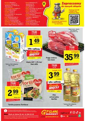 Gram Market - gazetka promocyjna Gazetka od środy 07.10 do wtorku 13.10 - strona 16