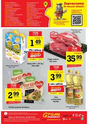 Gram Market - gazetka promocyjna Gazetka od środy 07.10 do wtorku 13.10 - strona 16