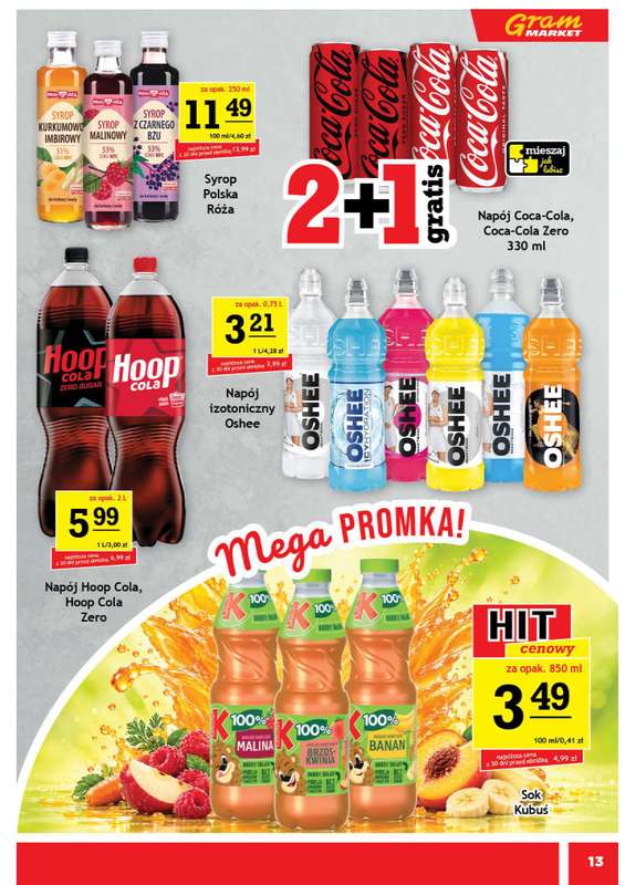 Gram Market - gazetka promocyjna Gazetka od środy 07.10 do wtorku 13.10 - strona 13
