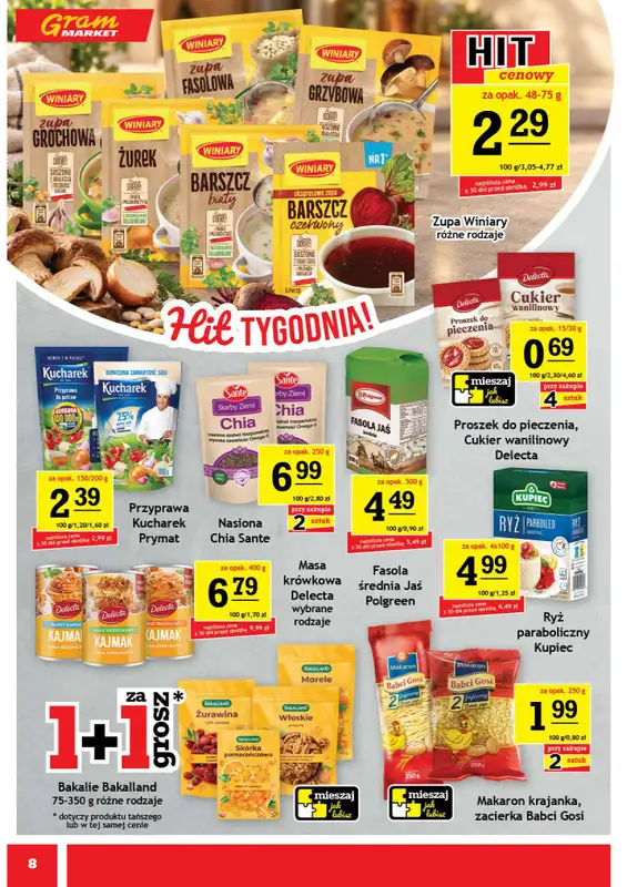 Gram Market - gazetka promocyjna Gazetka od środy 07.10 do wtorku 13.10 - strona 8