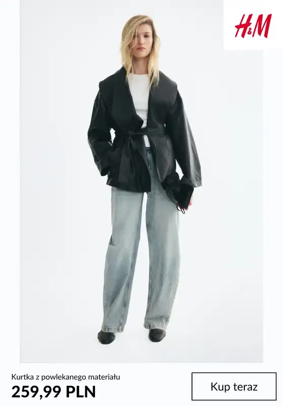 H&M - gazetka promocyjna Kurtki przejściowe - damskie od piątku 02.10  - strona 4