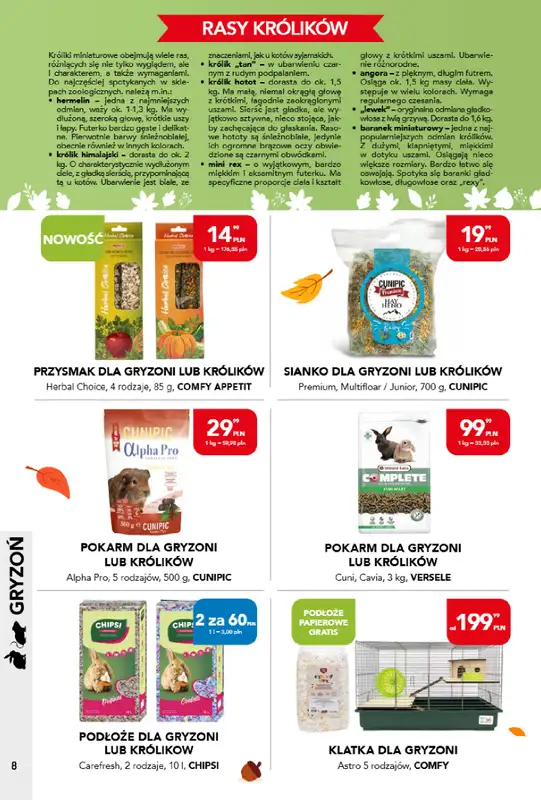 Aquael zoo - gazetka promocyjna Gazetka od piątku 02.10 do soboty 31.10 - strona 8