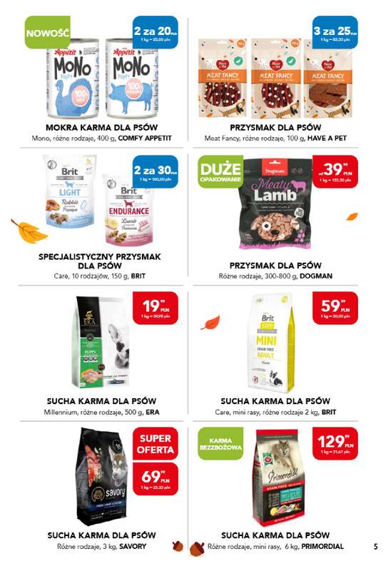 Aquael zoo - gazetka promocyjna Gazetka od piątku 02.10 do soboty 31.10 - strona 5