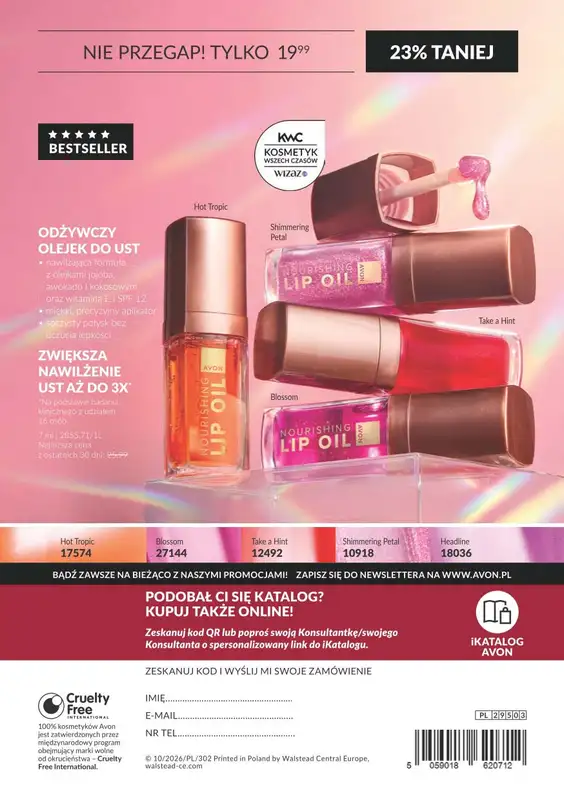 AVON - gazetka promocyjna Katalog Październik 2026 od piątku 02.10 do soboty 31.10 - strona 180