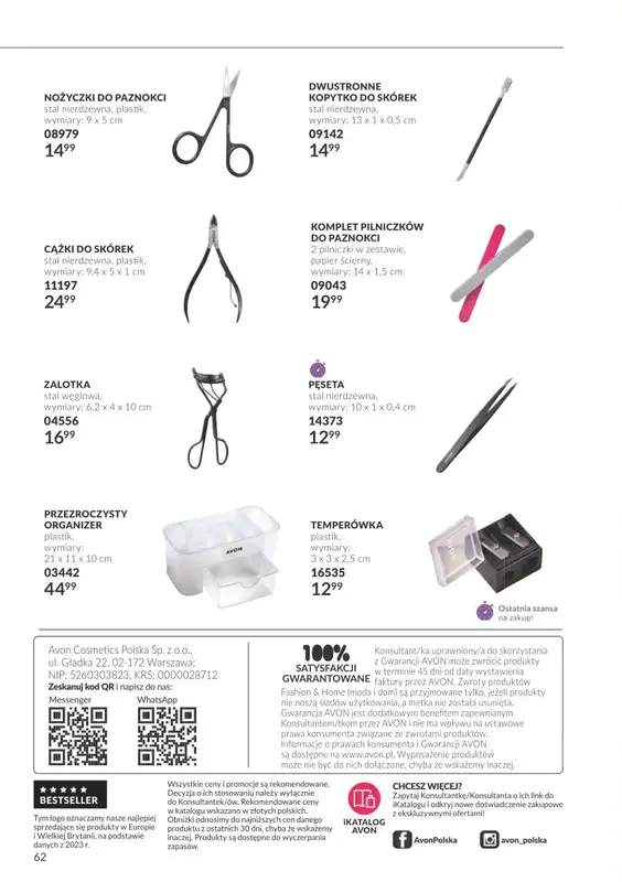 AVON - gazetka promocyjna Katalog Październik 2026 od piątku 02.10 do soboty 31.10 - strona 62