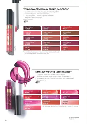 AVON - gazetka promocyjna Katalog Październik 2026 od piątku 02.10 do soboty 31.10 - strona 32