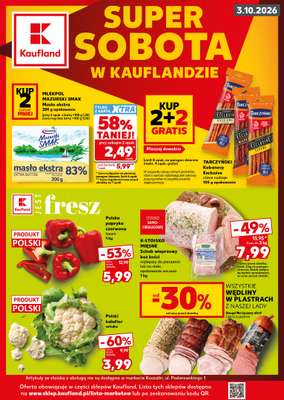 Kaufland - gazetka promocyjna Oferta Kaufland - SUPER SOBOTA od soboty 03.10 do soboty 03.10