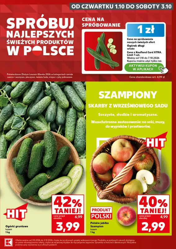 Kaufland - gazetka promocyjna Oferta Kaufland - SUPER SOBOTA od soboty 03.10 do soboty 03.10 - strona 5