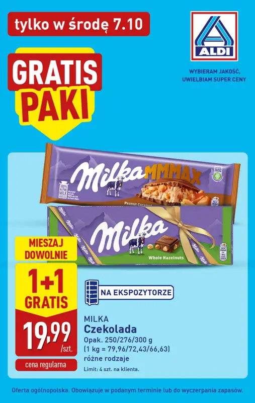 Aldi - gazetka promocyjna Tania ŚRODA w ALDI! od środy 07.10 do środy 07.10 - strona 4