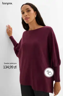 bonprix - gazetka promocyjna SWETRY damskie od piątku 02.10  - strona 8