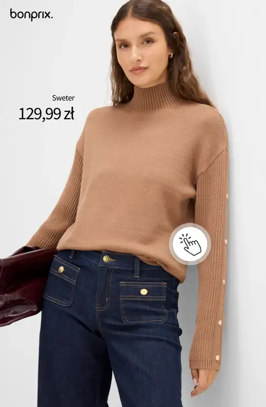 bonprix - gazetka promocyjna SWETRY damskie   - strona 3