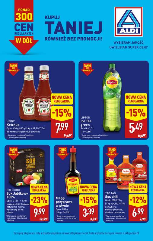 Aldi - gazetka promocyjna Stała obniżka cen! od poniedziałku 05.10 do soboty 10.10 - strona 3