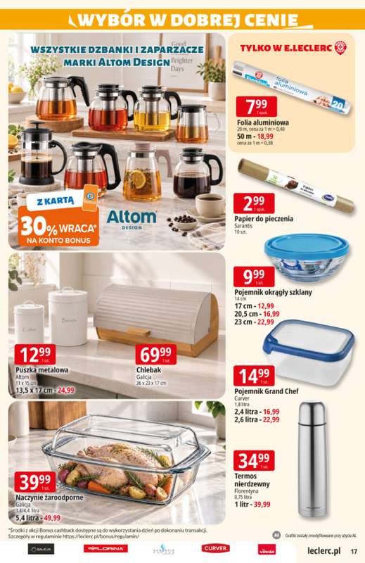Leclerc - gazetka promocyjna Oferta E.Leclerc od wtorku 06.10 do soboty 17.10 - strona 17