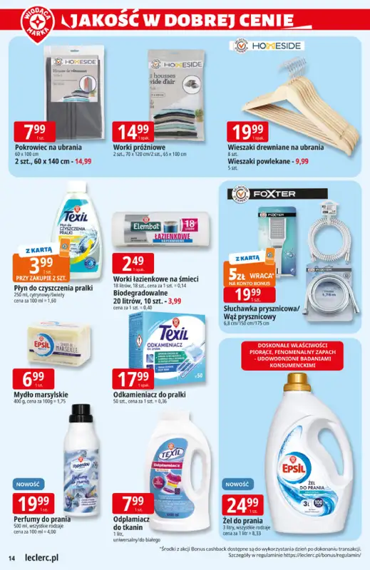 Leclerc - gazetka promocyjna Oferta E.Leclerc od wtorku 06.10 do soboty 17.10 - strona 14