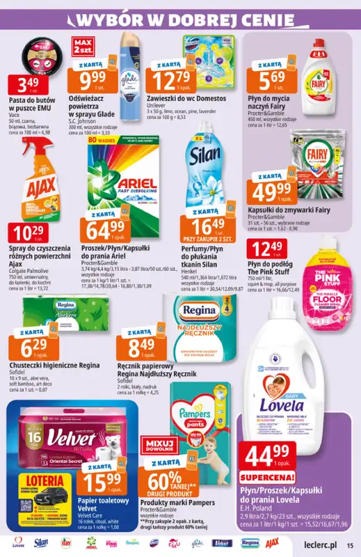 Leclerc - gazetka promocyjna Oferta E.Leclerc od wtorku 06.10 do soboty 17.10 - strona 15