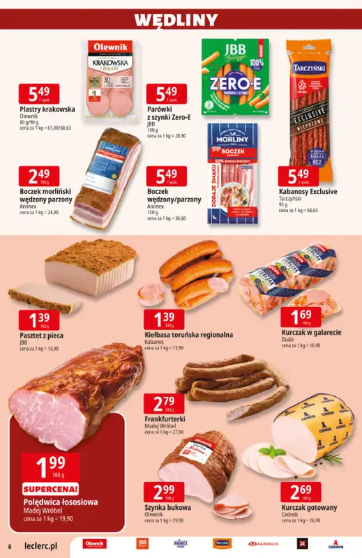 Leclerc - gazetka promocyjna Oferta E.Leclerc od wtorku 06.10 do soboty 17.10 - strona 6