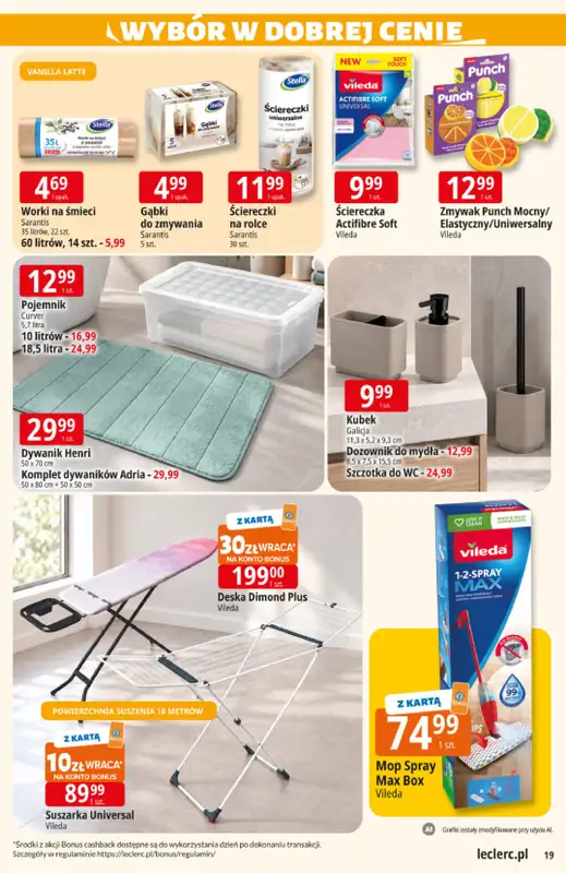 Leclerc - gazetka promocyjna Oferta E.Leclerc od wtorku 06.10 do soboty 17.10 - strona 19