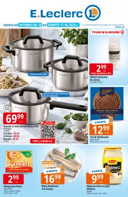 Leclerc - gazetka promocyjna Oferta E.Leclerc od wtorku 06.10 do soboty 17.10