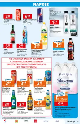 Leclerc - gazetka promocyjna Oferta E.Leclerc od wtorku 06.10 do soboty 17.10 - strona 13