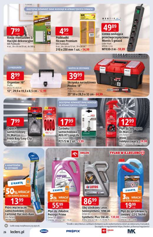 Leclerc - gazetka promocyjna Oferta E.Leclerc od wtorku 06.10 do soboty 17.10 - strona 26