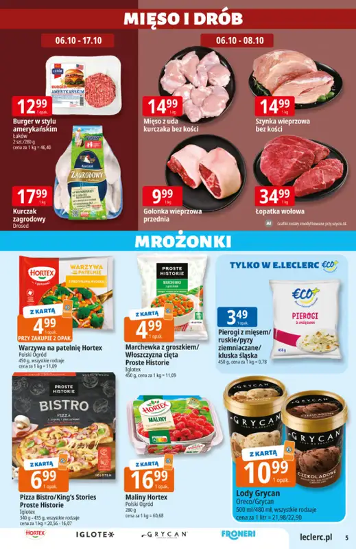 Leclerc - gazetka promocyjna Oferta E.Leclerc od wtorku 06.10 do soboty 17.10 - strona 5