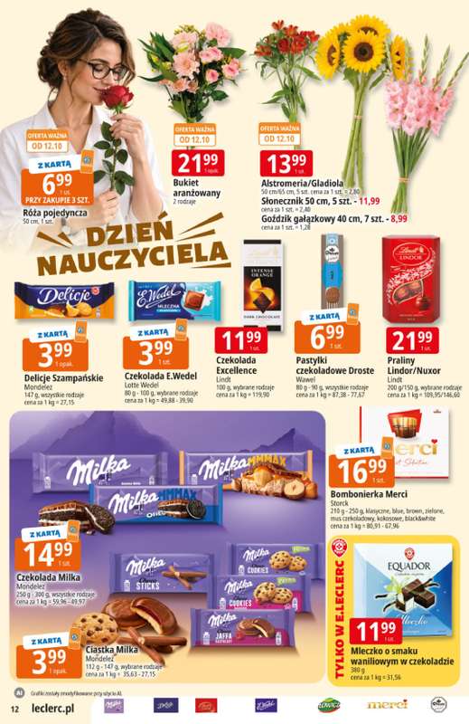 Leclerc - gazetka promocyjna Oferta E.Leclerc od wtorku 06.10 do soboty 17.10 - strona 12