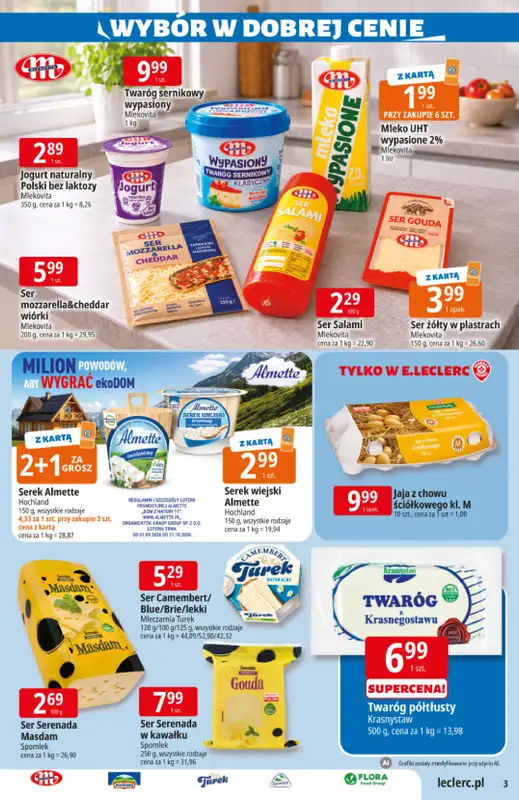 Leclerc - gazetka promocyjna Oferta E.Leclerc od wtorku 06.10 do soboty 17.10 - strona 3