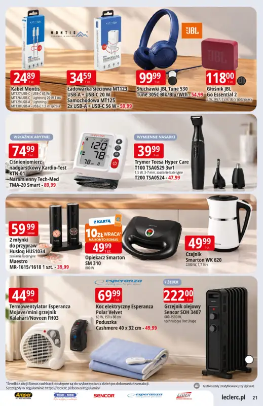 Leclerc - gazetka promocyjna Oferta E.Leclerc od wtorku 06.10 do soboty 17.10 - strona 21
