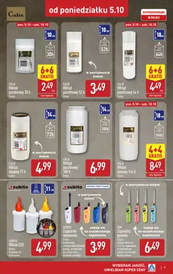Aldi - gazetka promocyjna Światełko pamięci od poniedziałku 05.10 do soboty 10.10 - strona 9