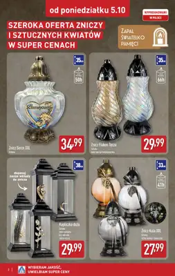 Aldi - gazetka promocyjna Światełko pamięci od poniedziałku 05.10 do soboty 10.10 - strona 2